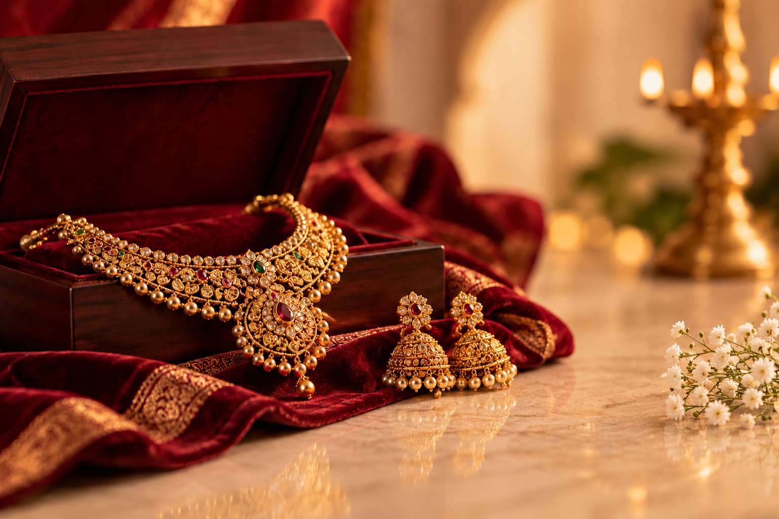 Gold jewellery collection